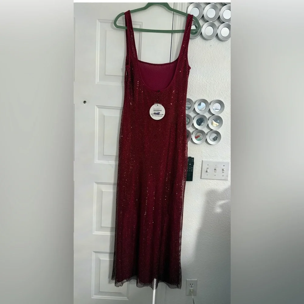 Stunning Red Sequin Maxi Dress - Picture 10 of 15